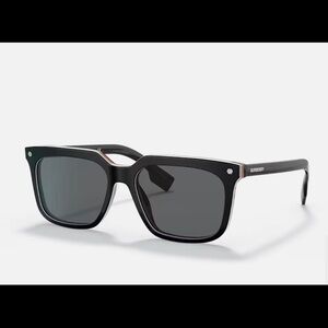 Burberry Black and Gray Square Sunglasses